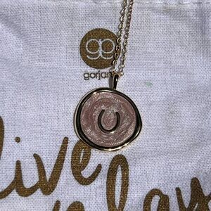 Gorjana Pink Pendant Necklace